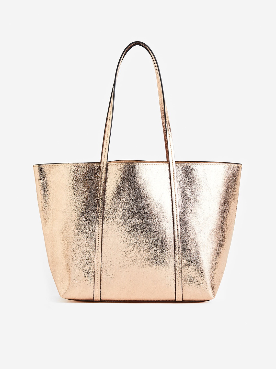 

H&M Oversized Large Shopper, Gold