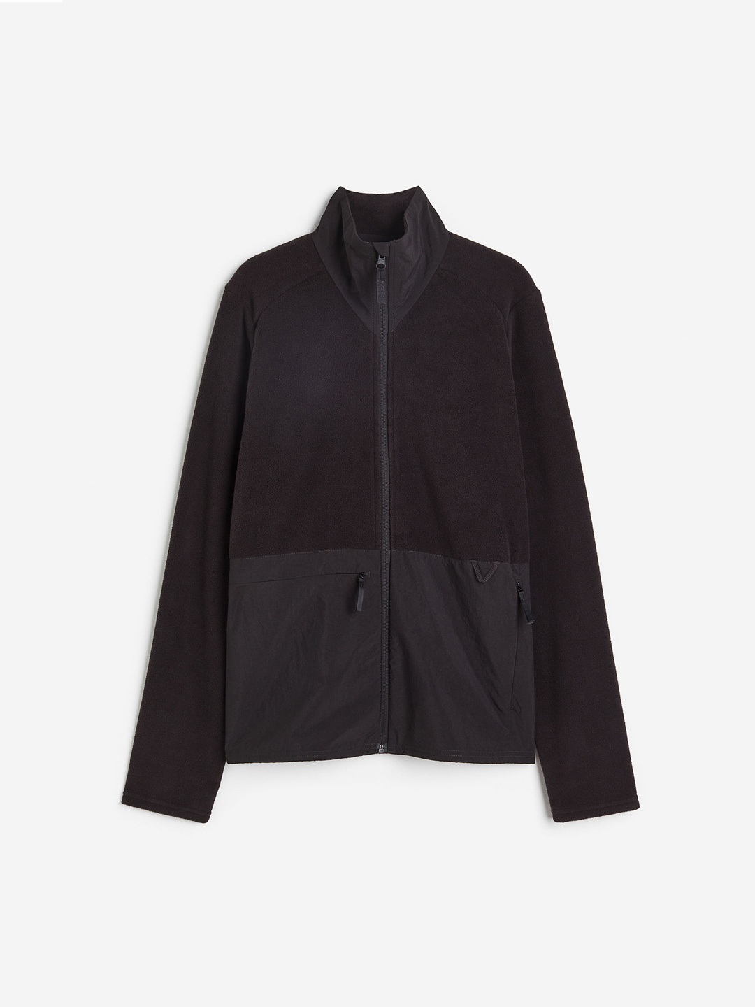 

H&M Women Fleece sports Jacket, Black
