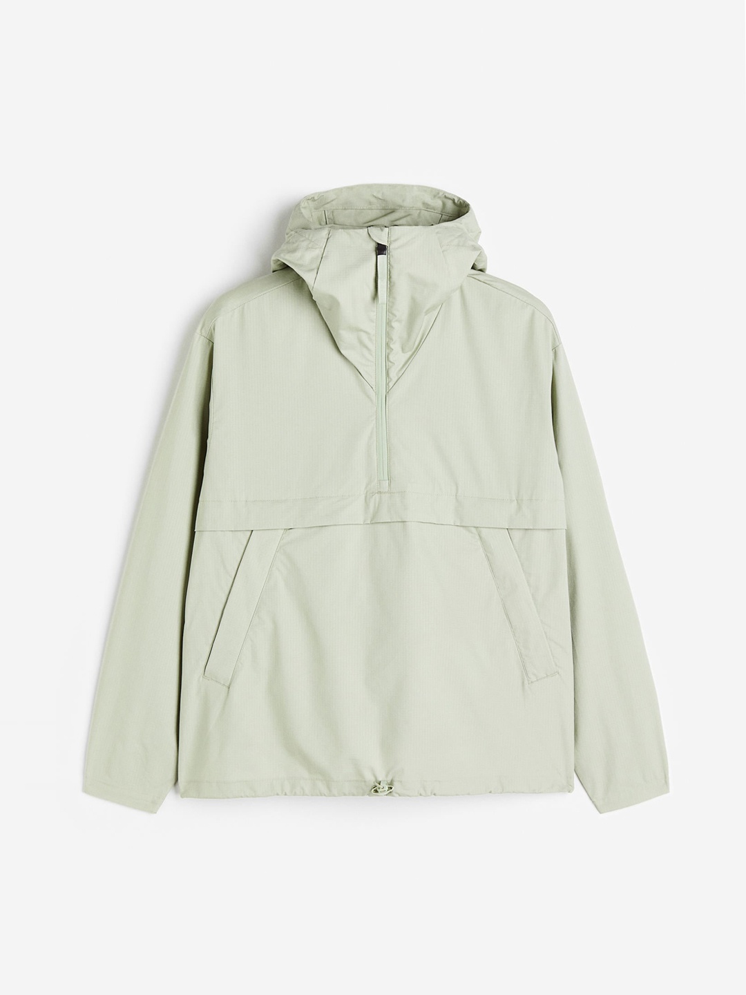 

H&M Men Water-Repellent Popover Jacket, Sea green