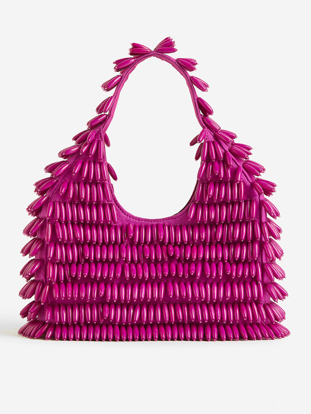 

H&M Beaded Shoulder Bag, Purple