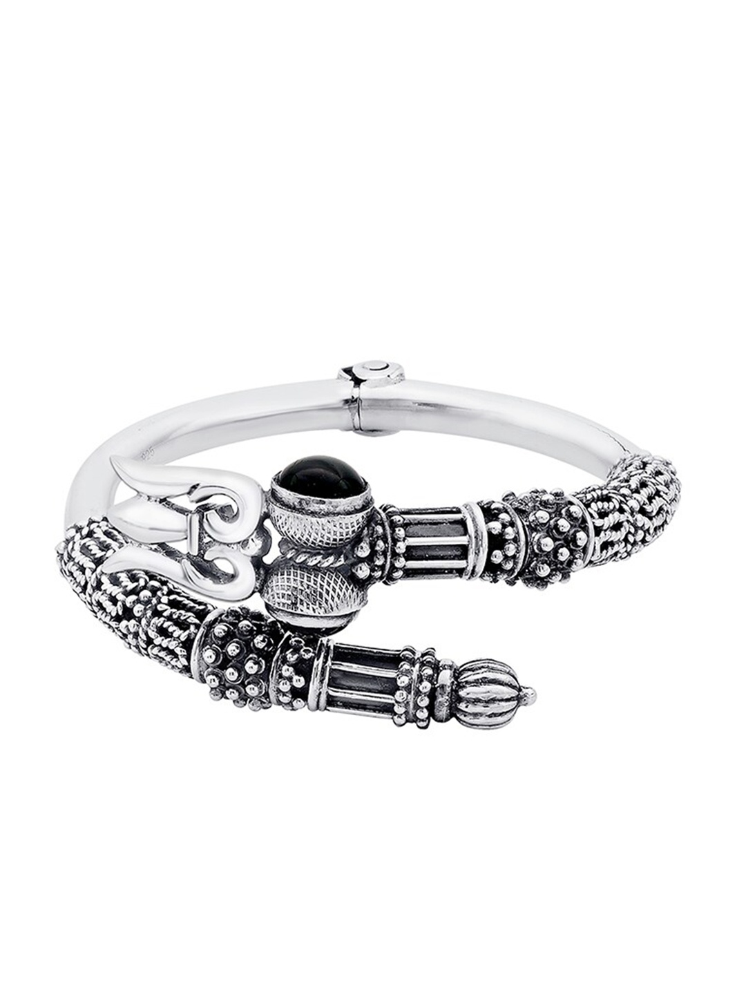 

ahilya 92.5 Sterling Silver Silver Plated Kada Bracelet