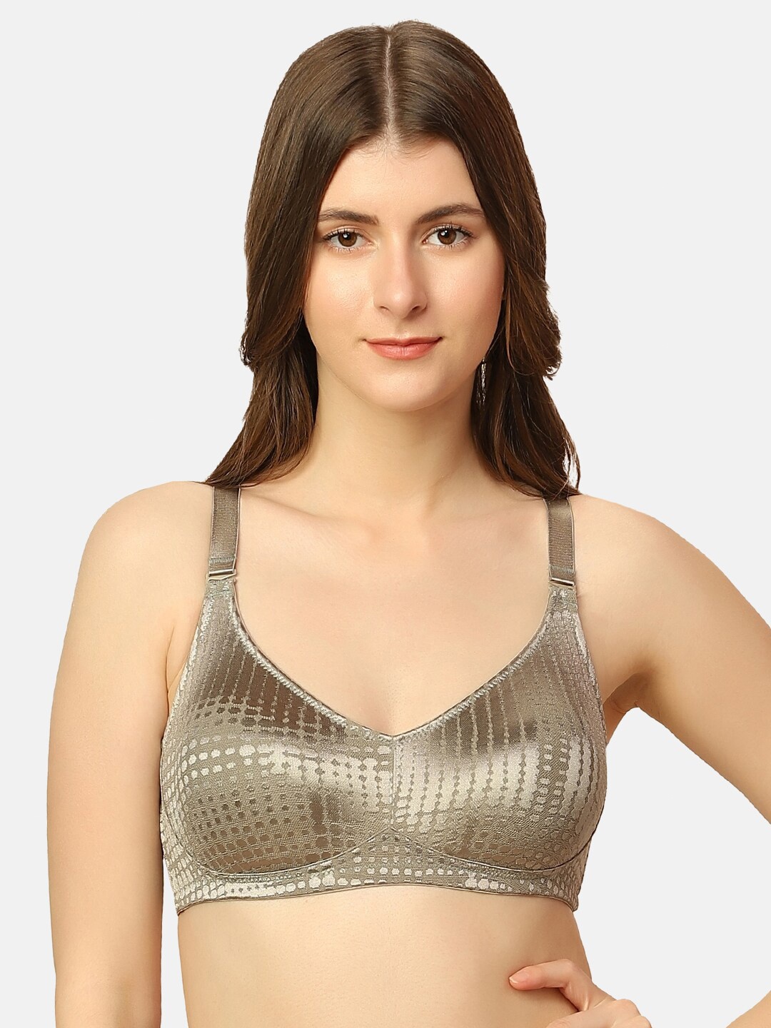 

Triumph Self Design Underwired Lightly Padded Bralette Bra, Olive