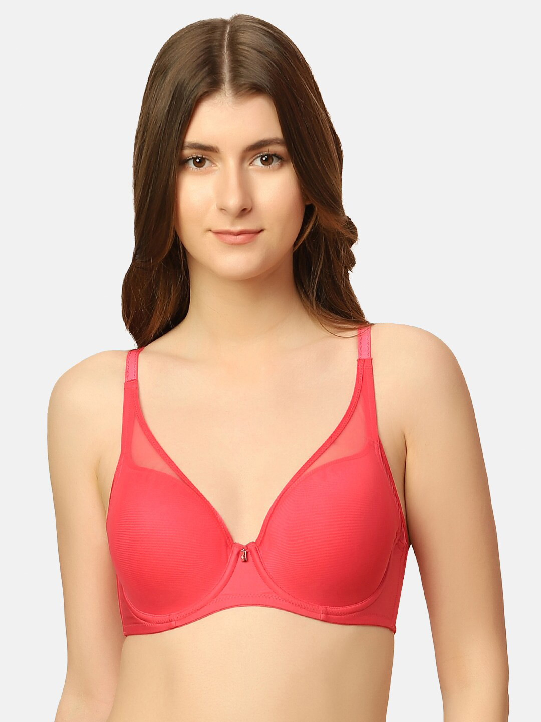 

Triumph Underwired Non Padded Minimizer Bra, Coral