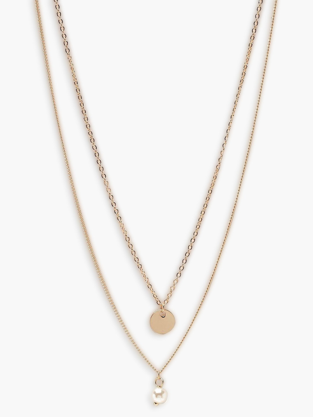 

Boohoo Women Layered Necklace, Gold