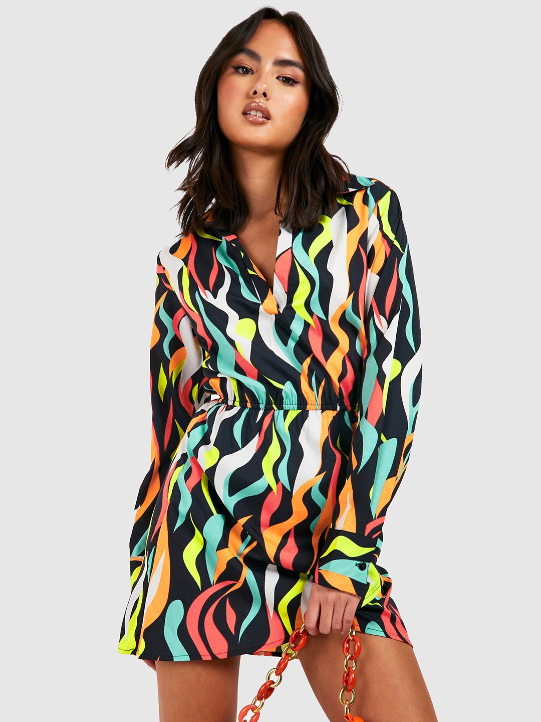 

Boohoo Printed Sheath Dress, Multi