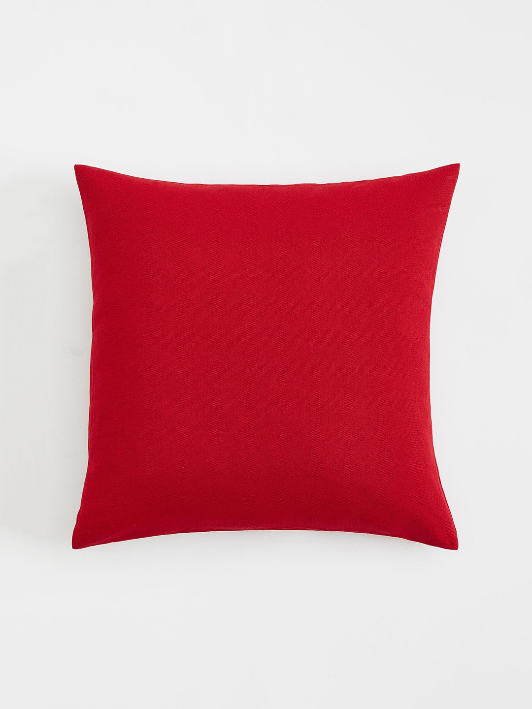 

H&M Red Pure Cotton Canvas Cushion Cover