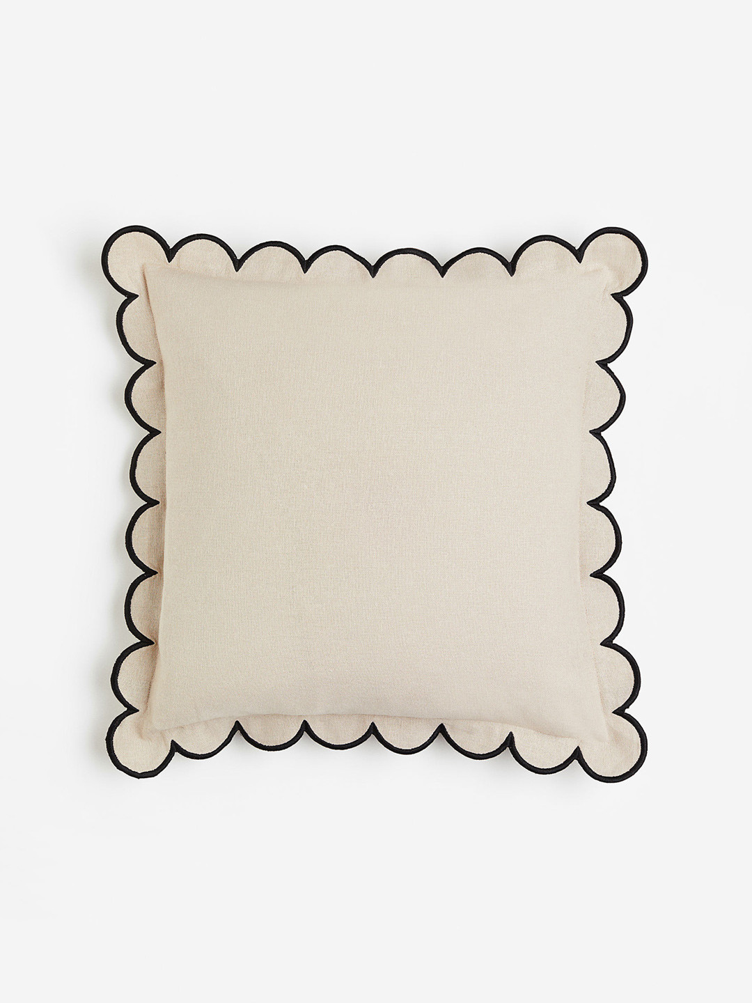 

H&M Beige Linen-Blend Cushion Cover