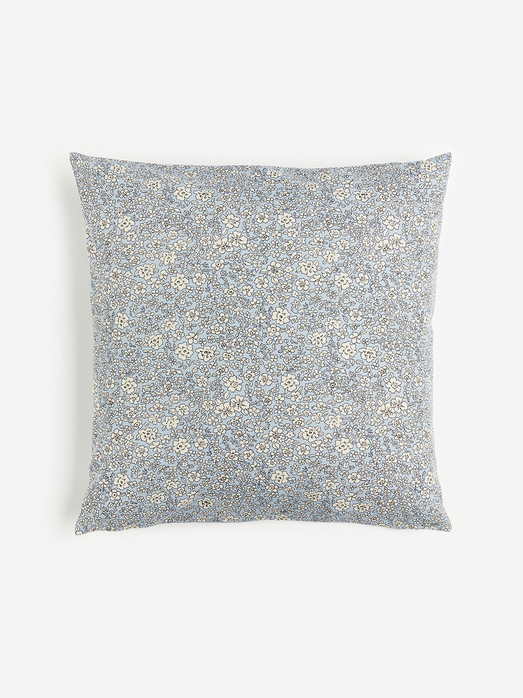 

H&M Blue Pure Cotton Floral Cushion Cover