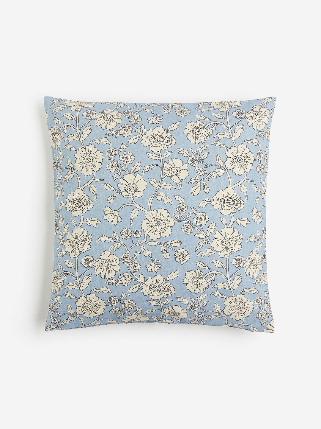 

H&M Blue Floral Pure Cotton Cushion Cover