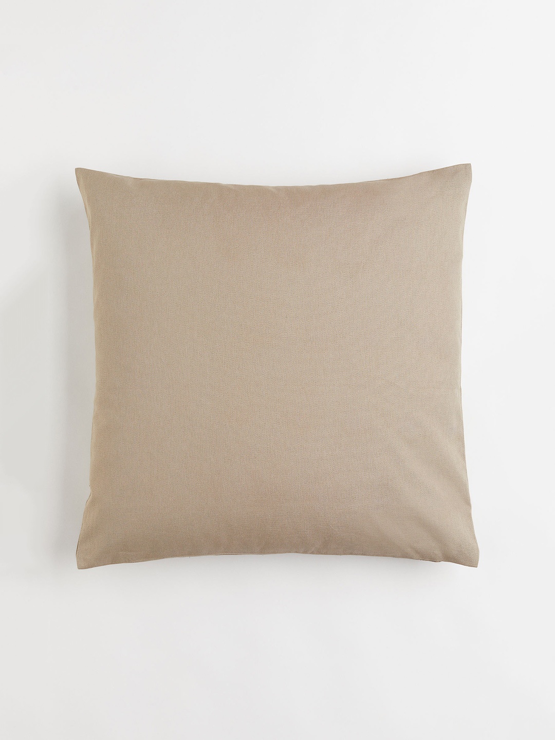 

H&M Beige Pure Cotton Canvas Cushion Cover