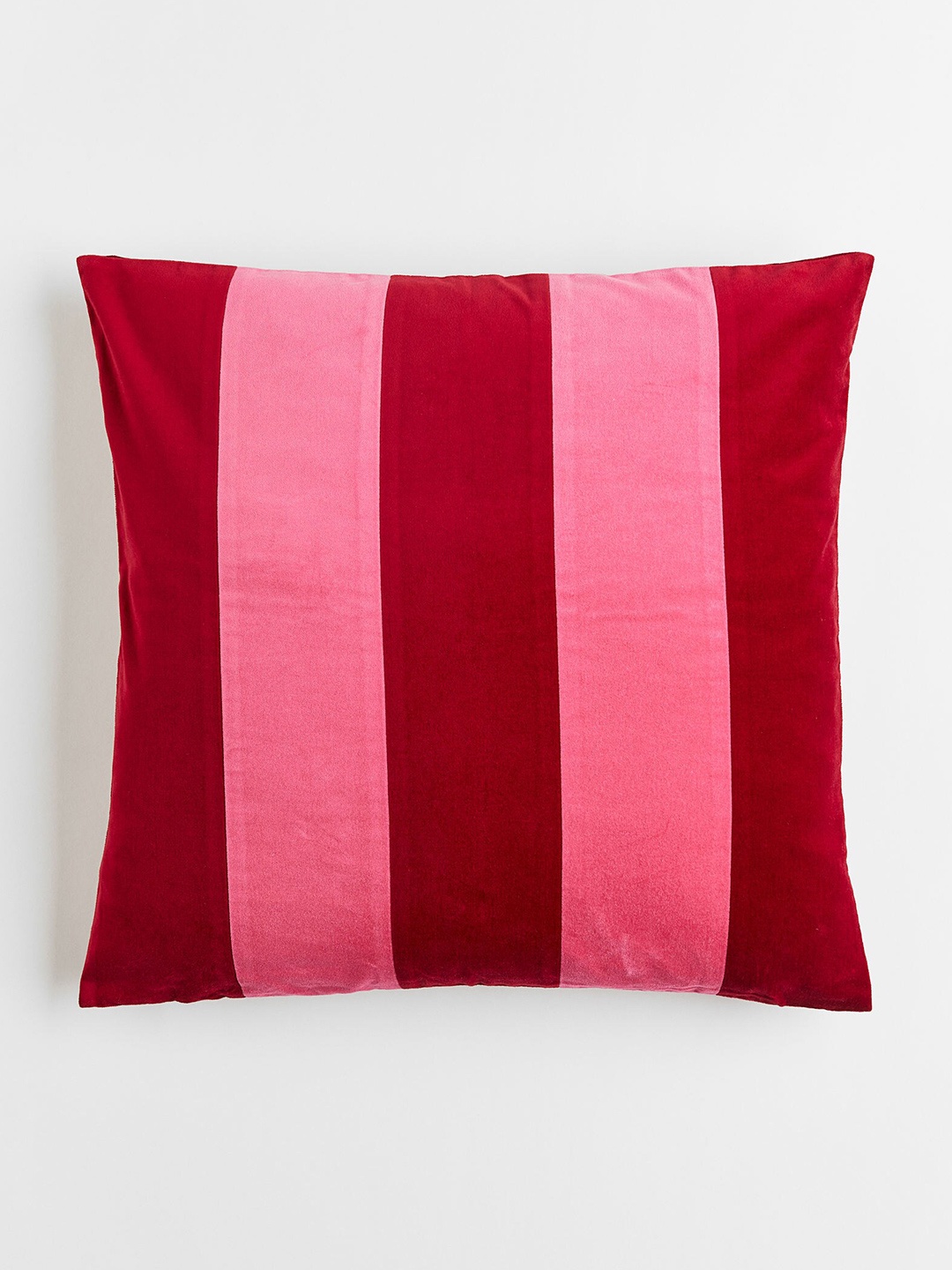 

H&M Red & Pink Cotton Velvet Cushion Cover