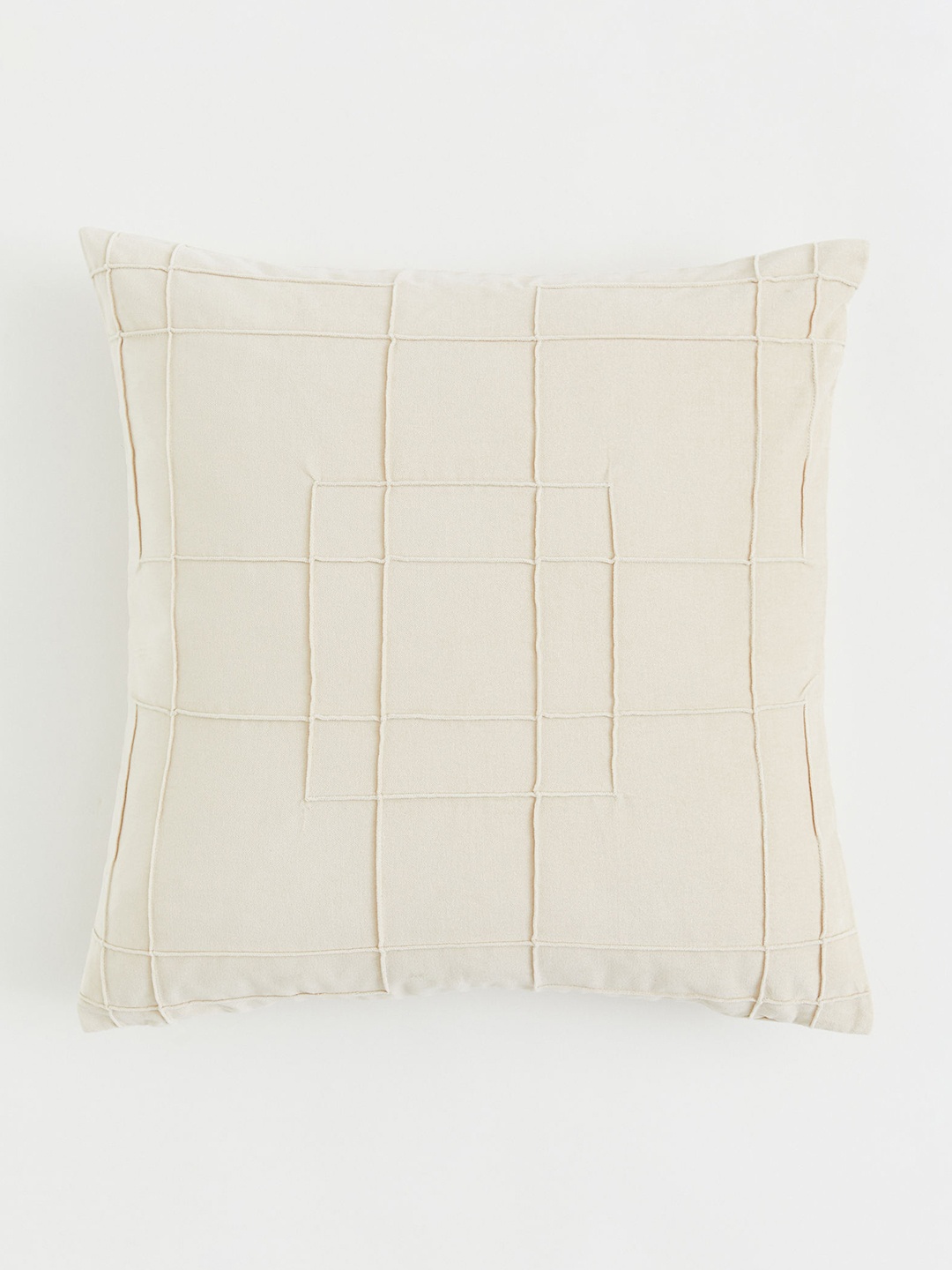 

H&M Beige Cotton Velvet Cushion Cover
