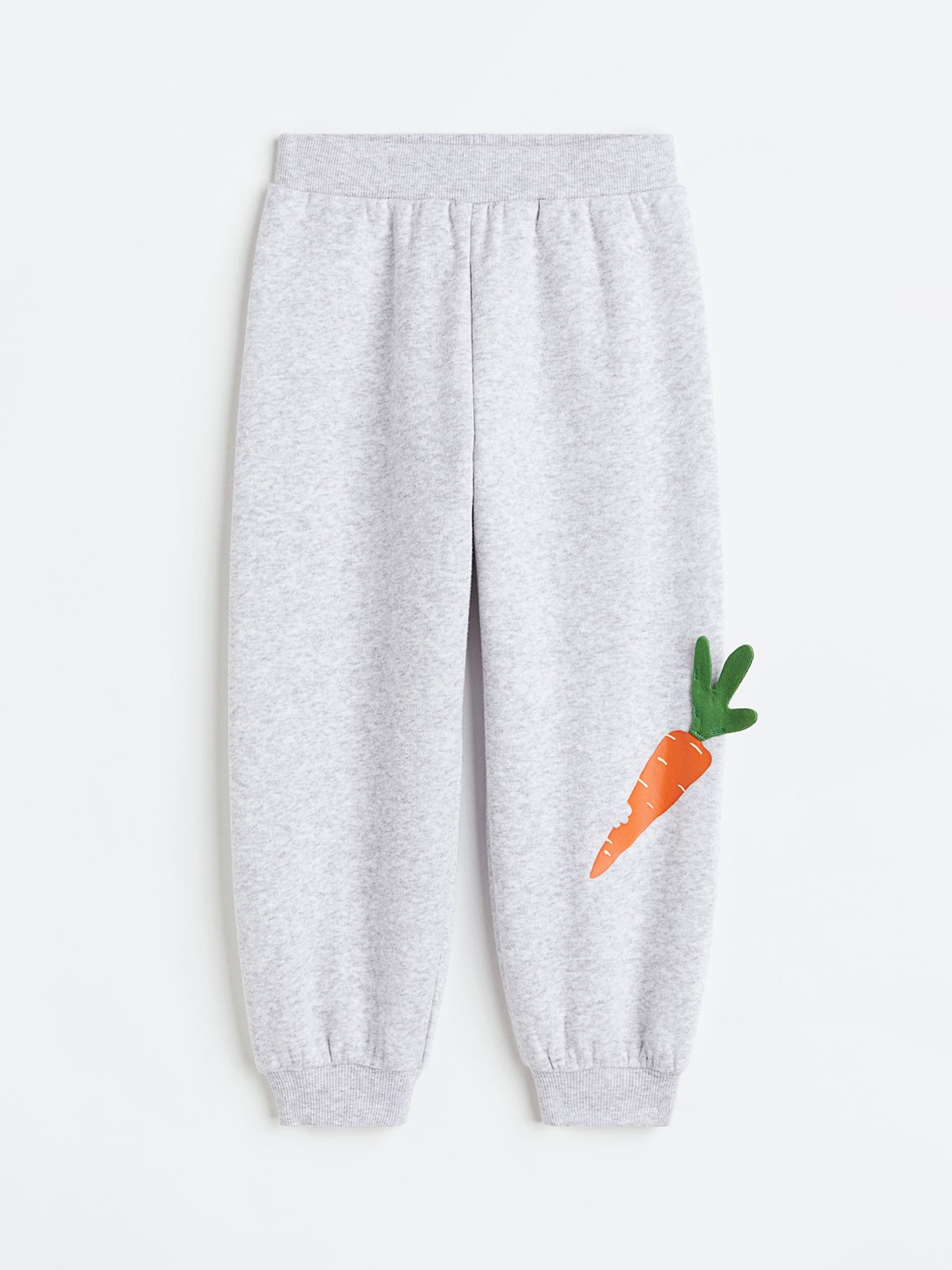 

H&M Boys Appliqud Printed Joggers, Grey