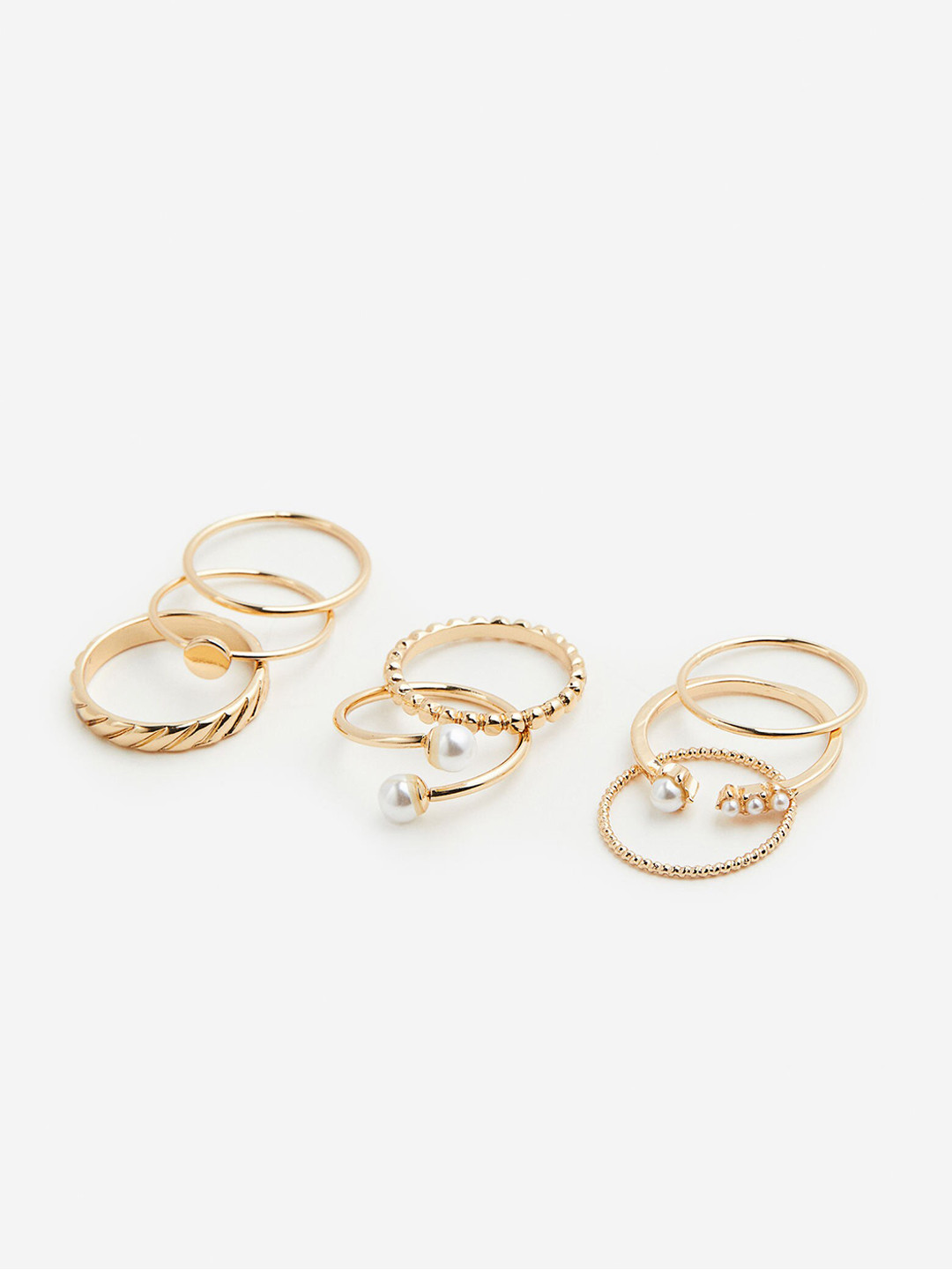 

H&M Women 8-Pack Rings, Gold
