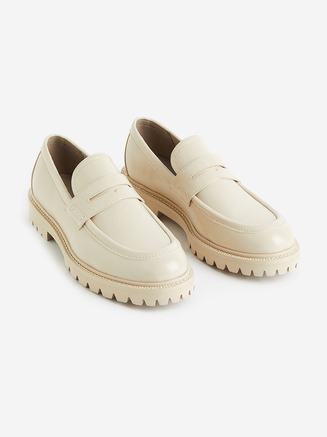 

H&M Men Chunky Loafers, Beige
