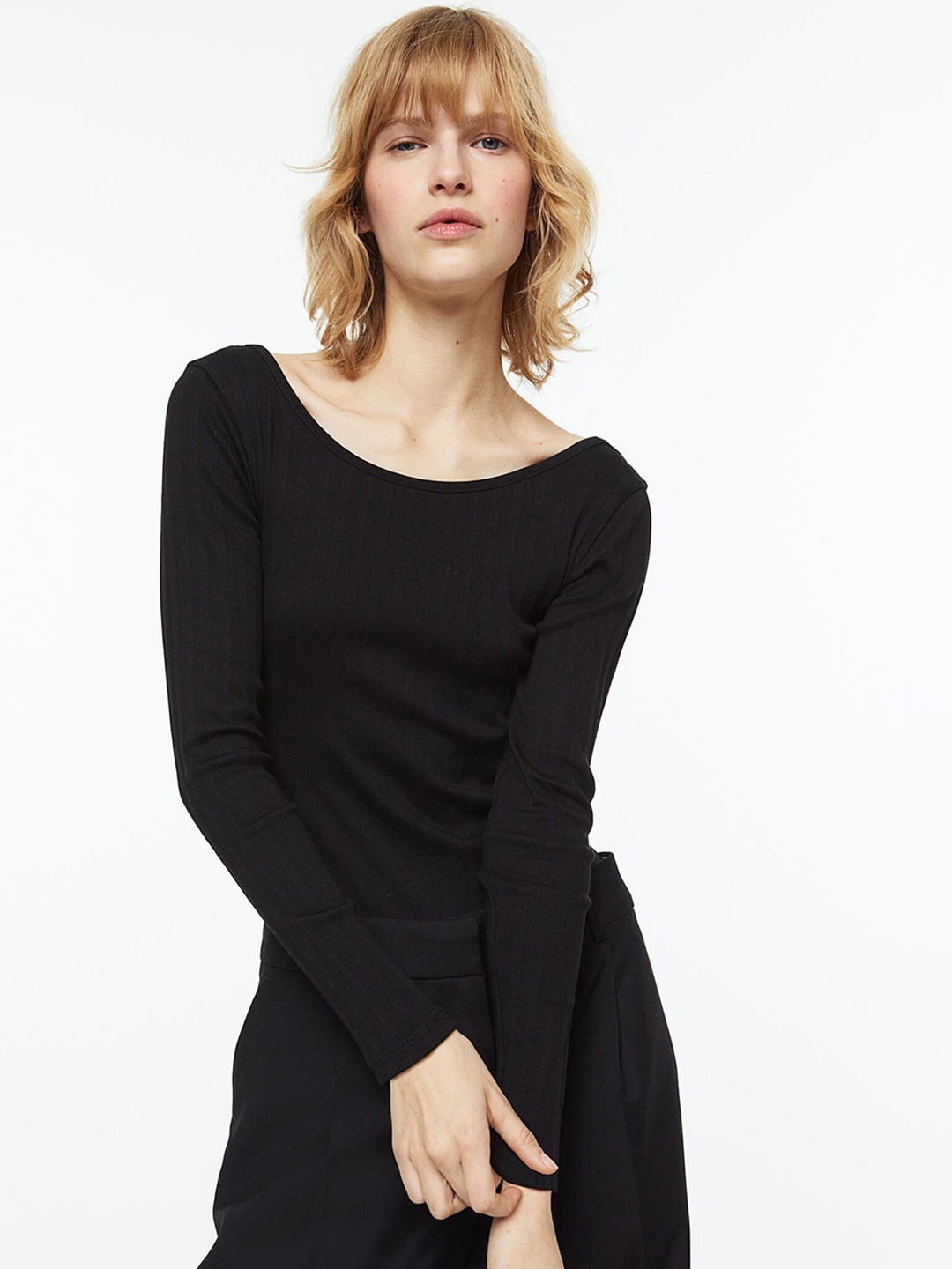 

H&M Women Low-Backed Body, Black