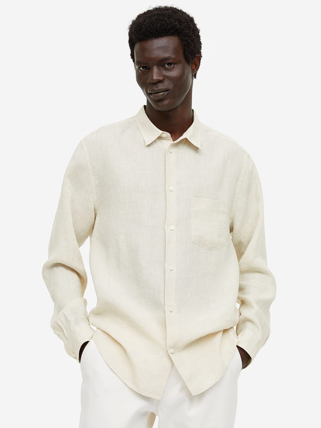 

H&M Men Essentials No 17: THE LINEN SHIRT, Beige