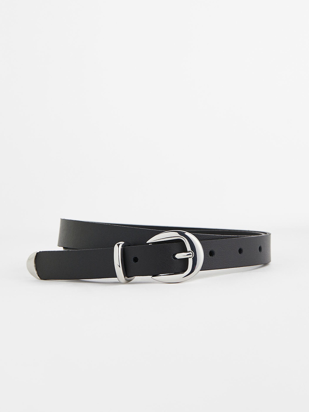 

H&M Women Leather Belt, Black