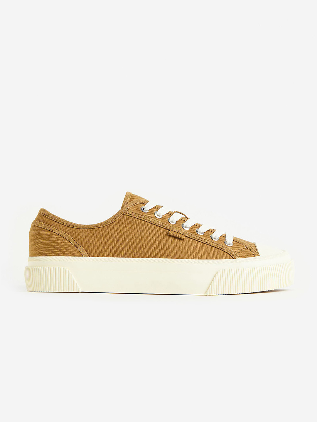 

H&M Men Canvas Trainers, Brown