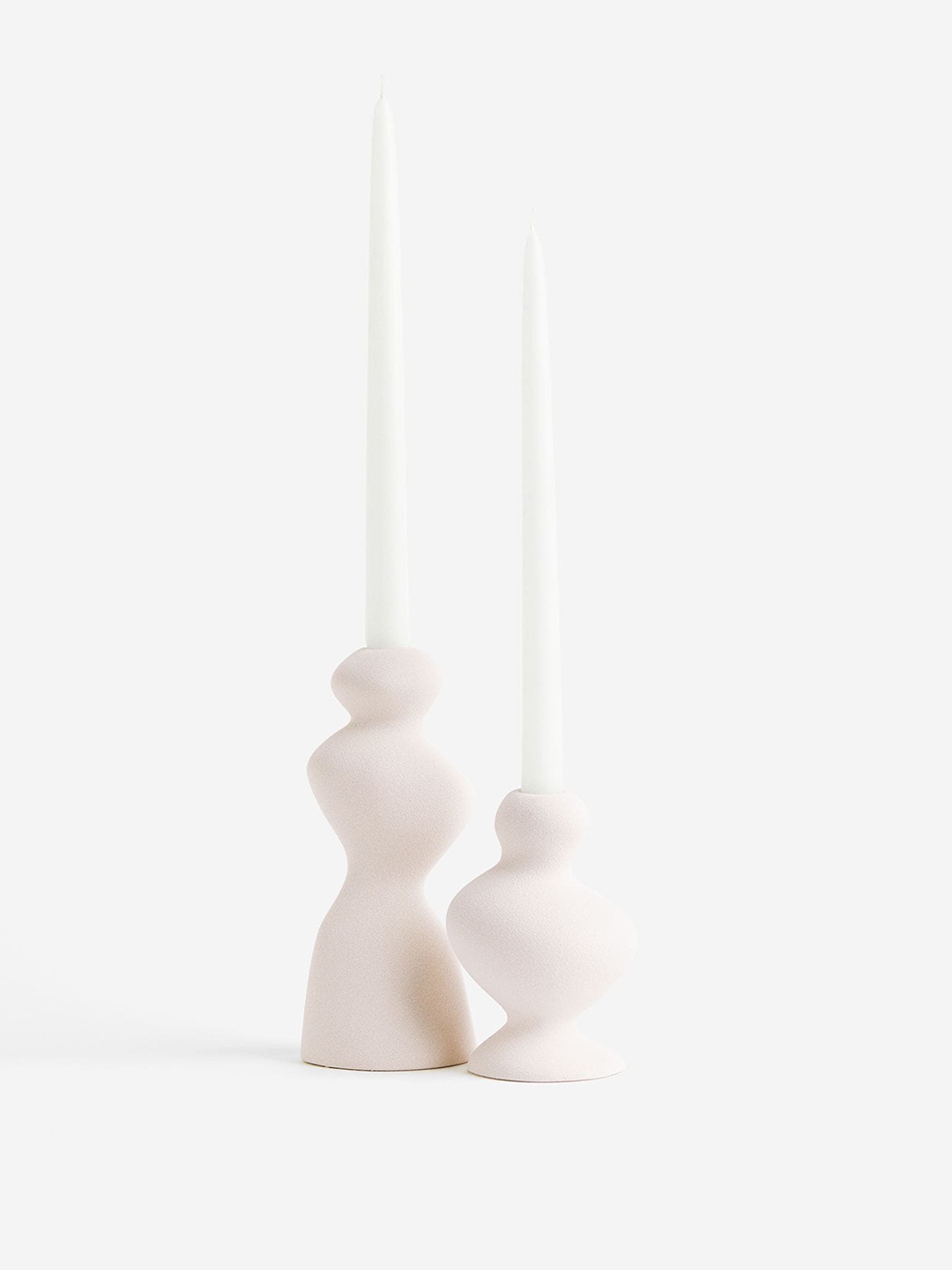 

H&M White Stoneware Candlestick