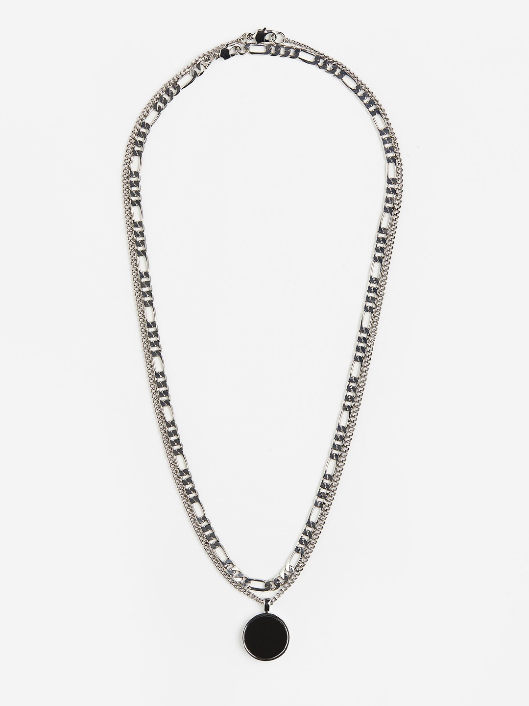

H&M Men 2-Pack Necklaces, Silver