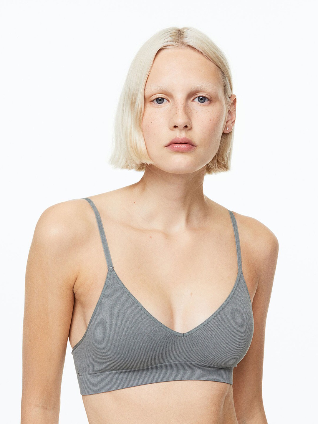 

H&M Padded Bra, Grey