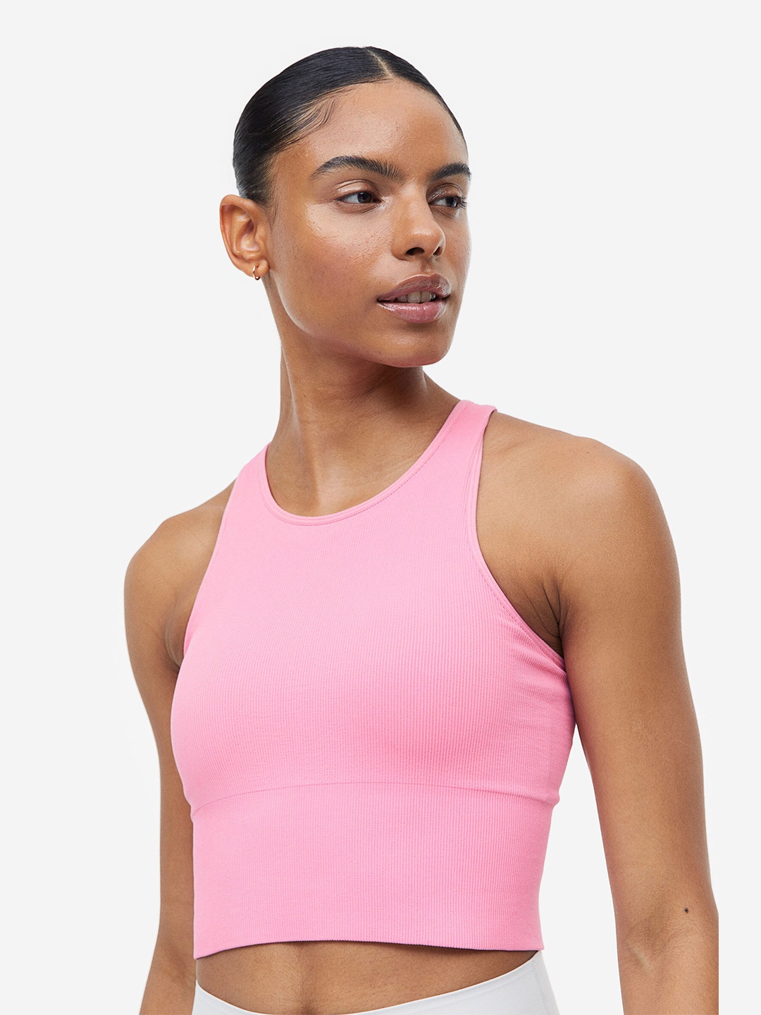 

H&M DryMove Medium Support Sports Bra, Pink