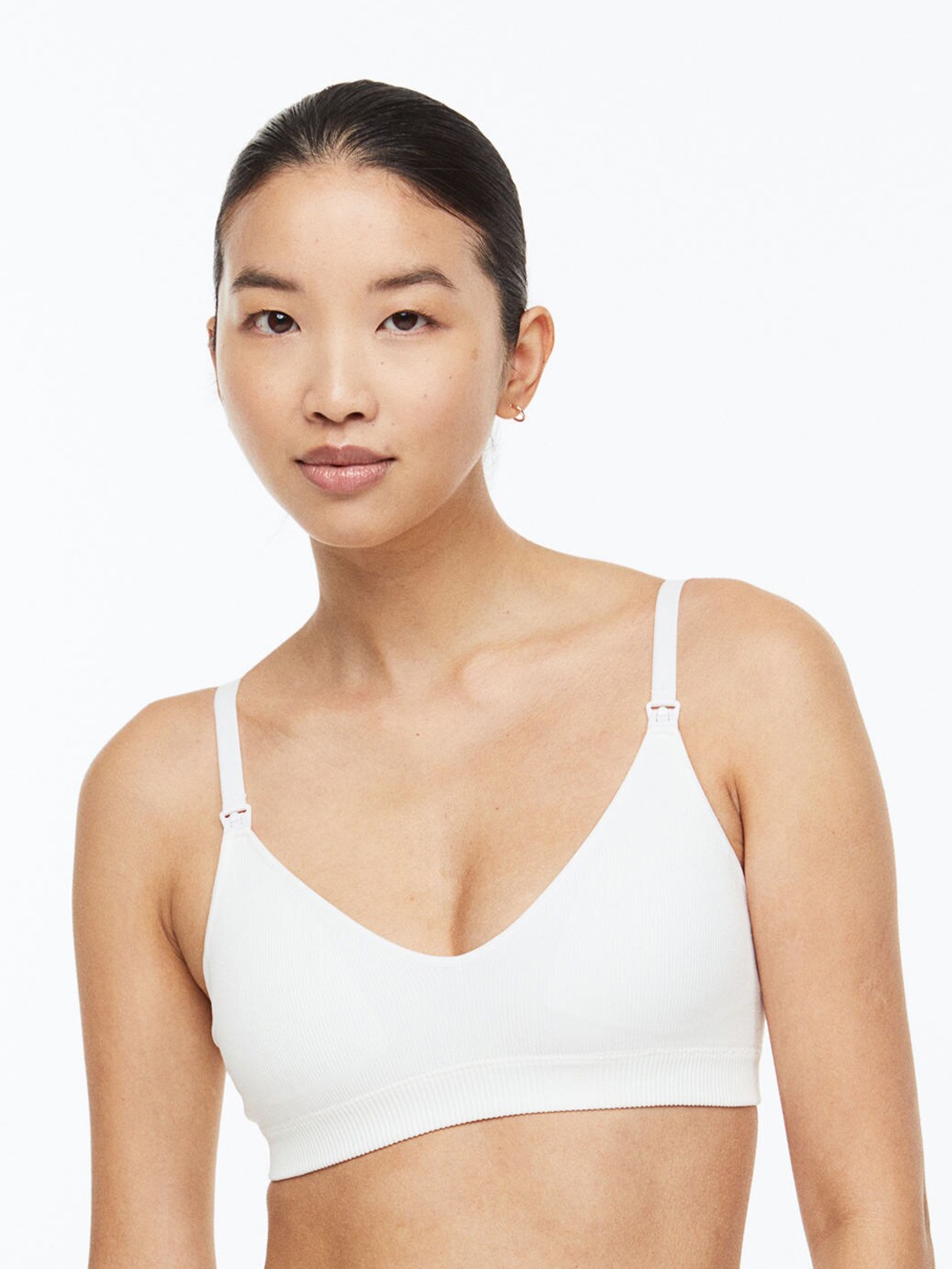 

H&M MAMA 2-Pack Padded Nursing Bras, Black