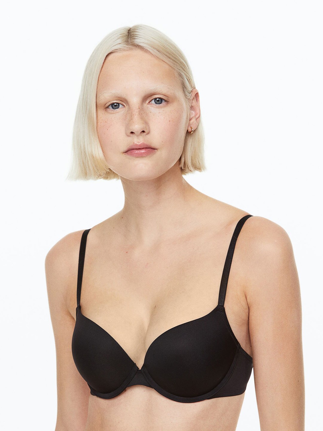 

H&M 2-Pack Super Push-Up Bras, Black
