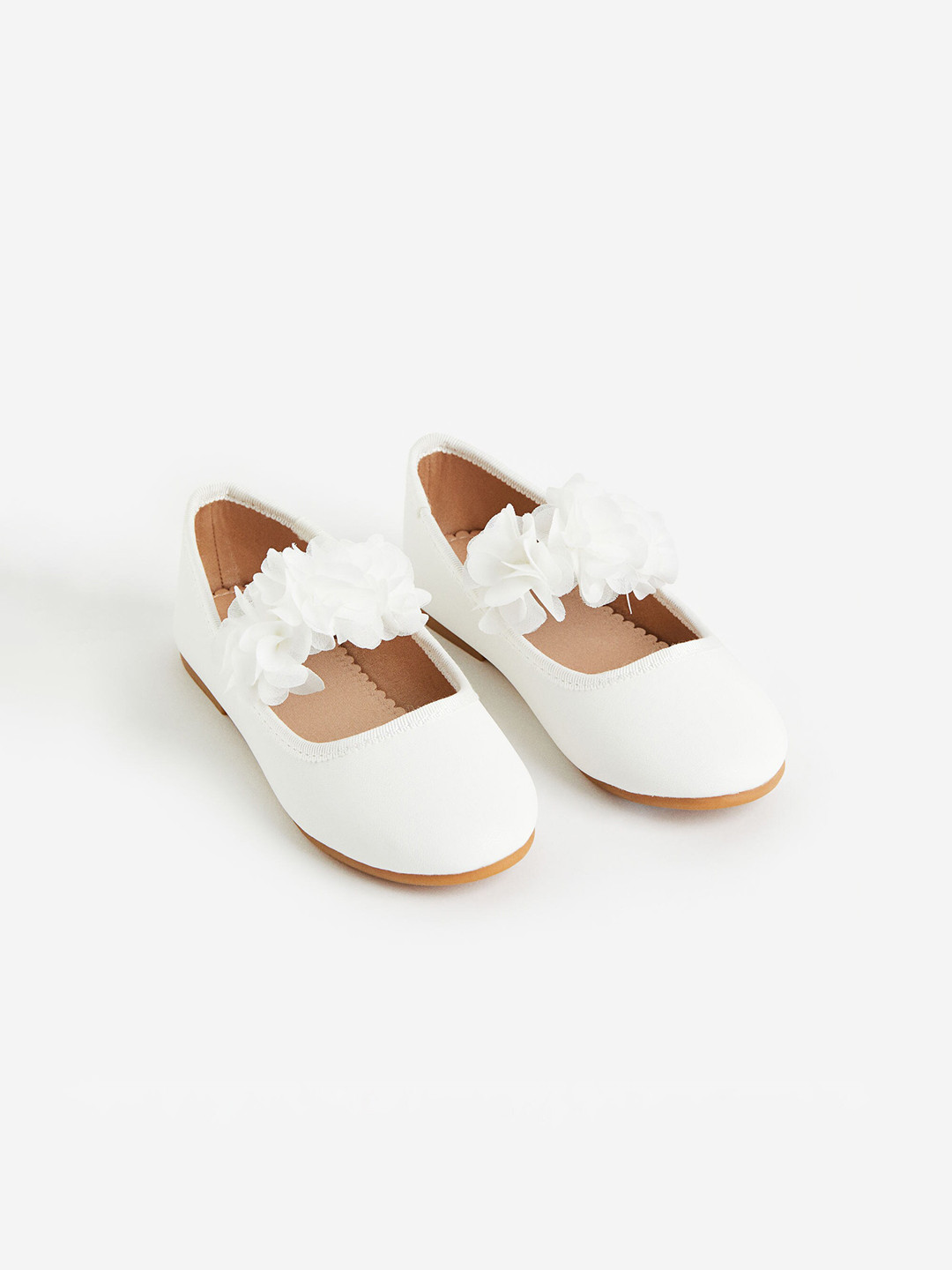 

H&M Girls Ballet Pumps, White