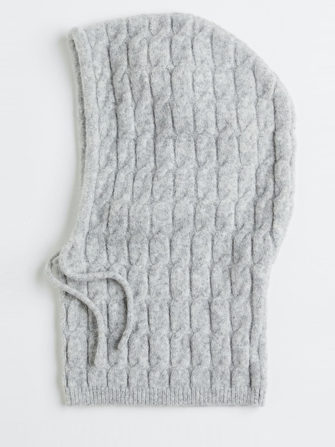 

H&M Women Ribbed Balaclava, Grey