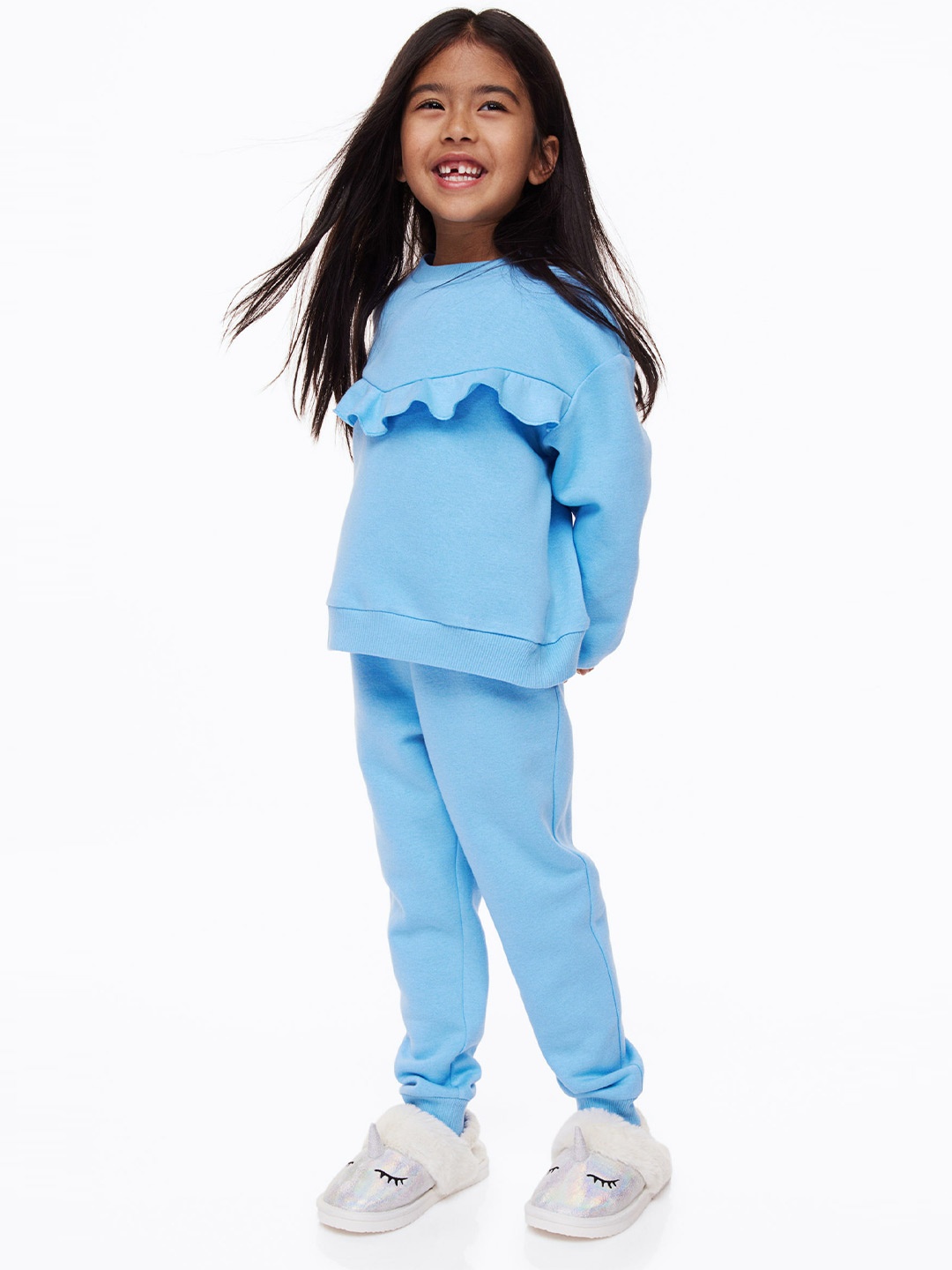 

H&M Girls 2-Piece Sweatshirt Set, Blue