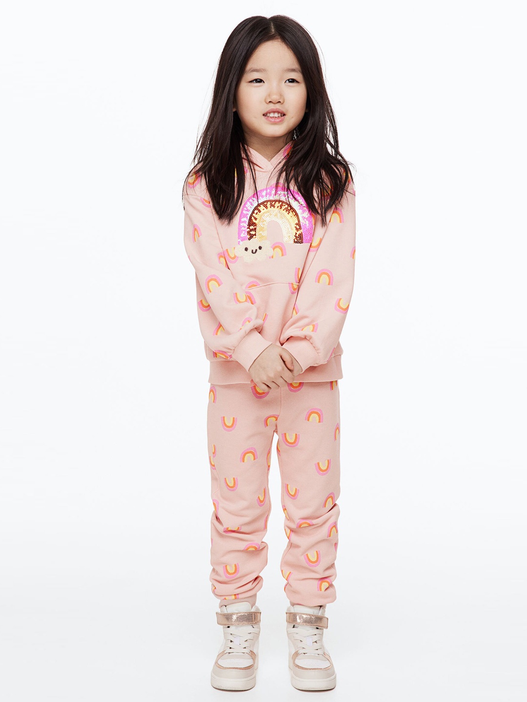 

H&M Girls 2-Piece Sweatshirt Set, Pink