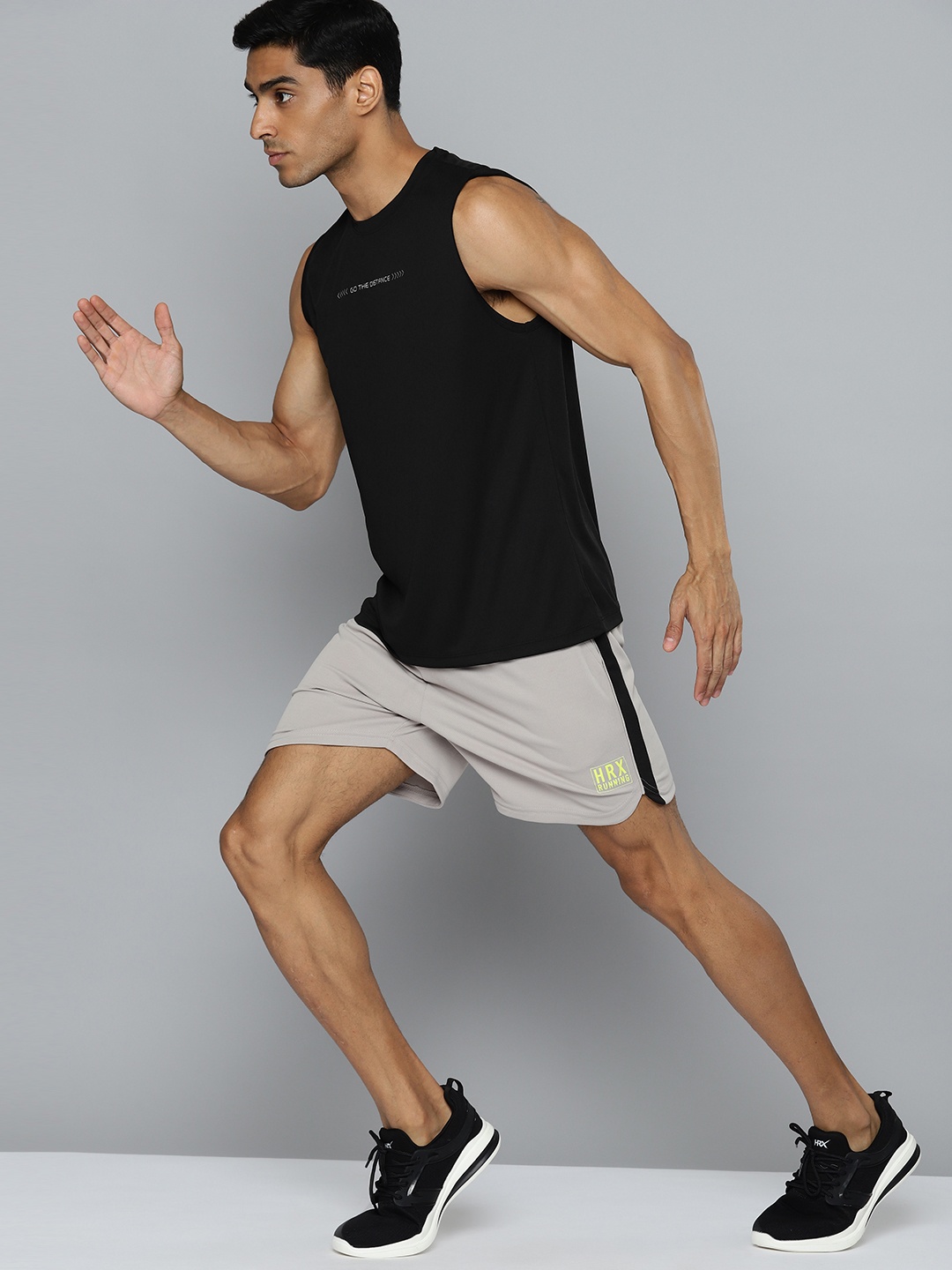 

HRX by Hrithik Roshan Men Running Solid T-shirt, Black