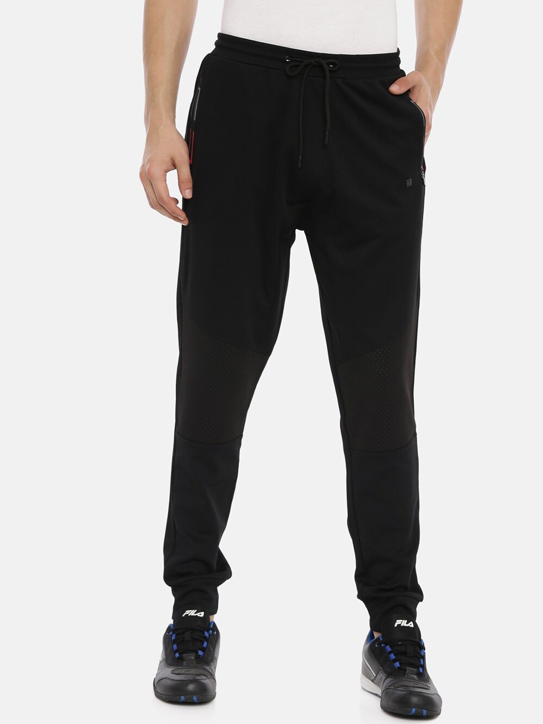 

Proline Men Mid-Rise Cotton Sports Joggers, Black