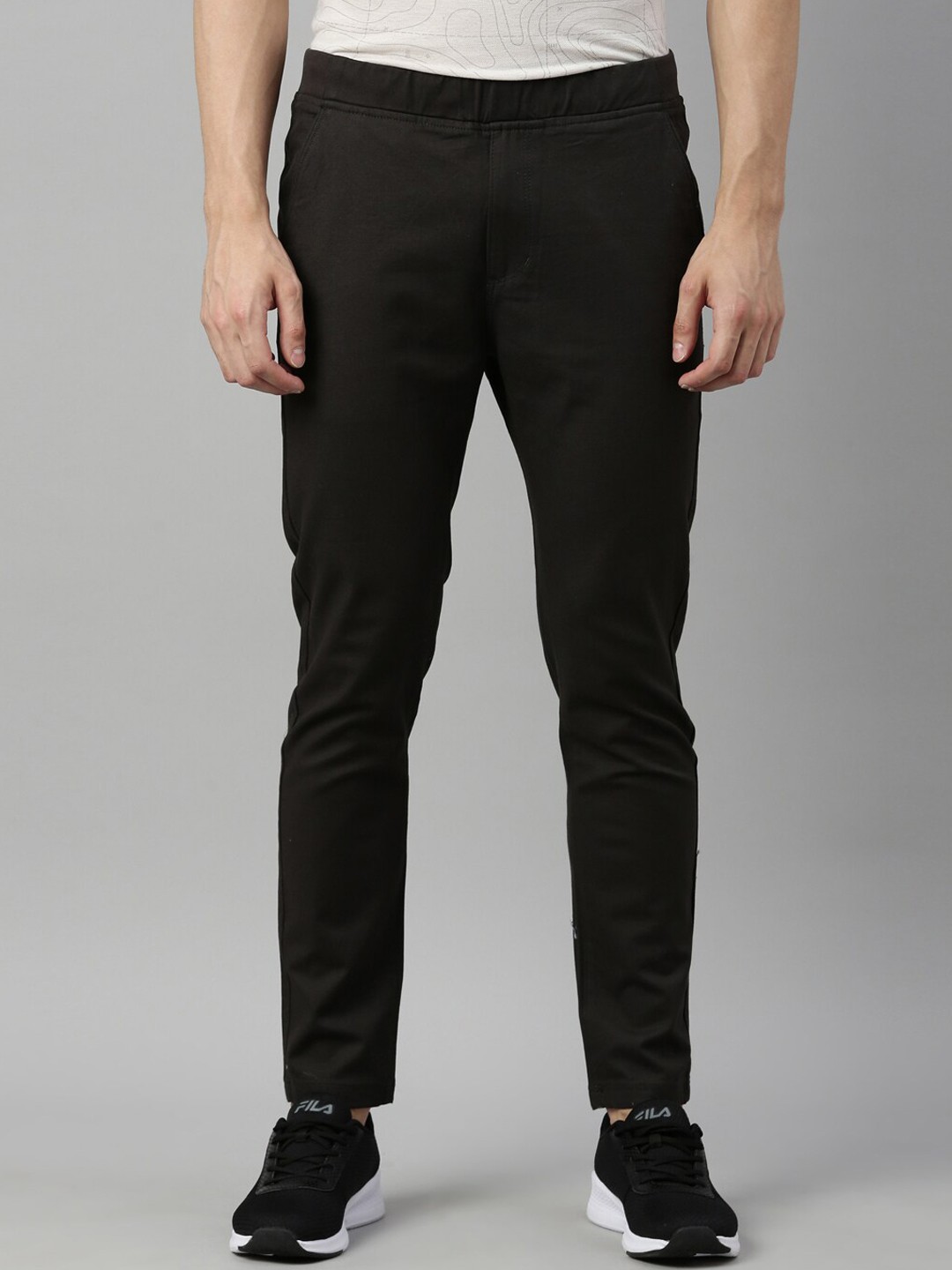 

Proline Men Mid-Rise Cotton Sports Track Pants, Charcoal