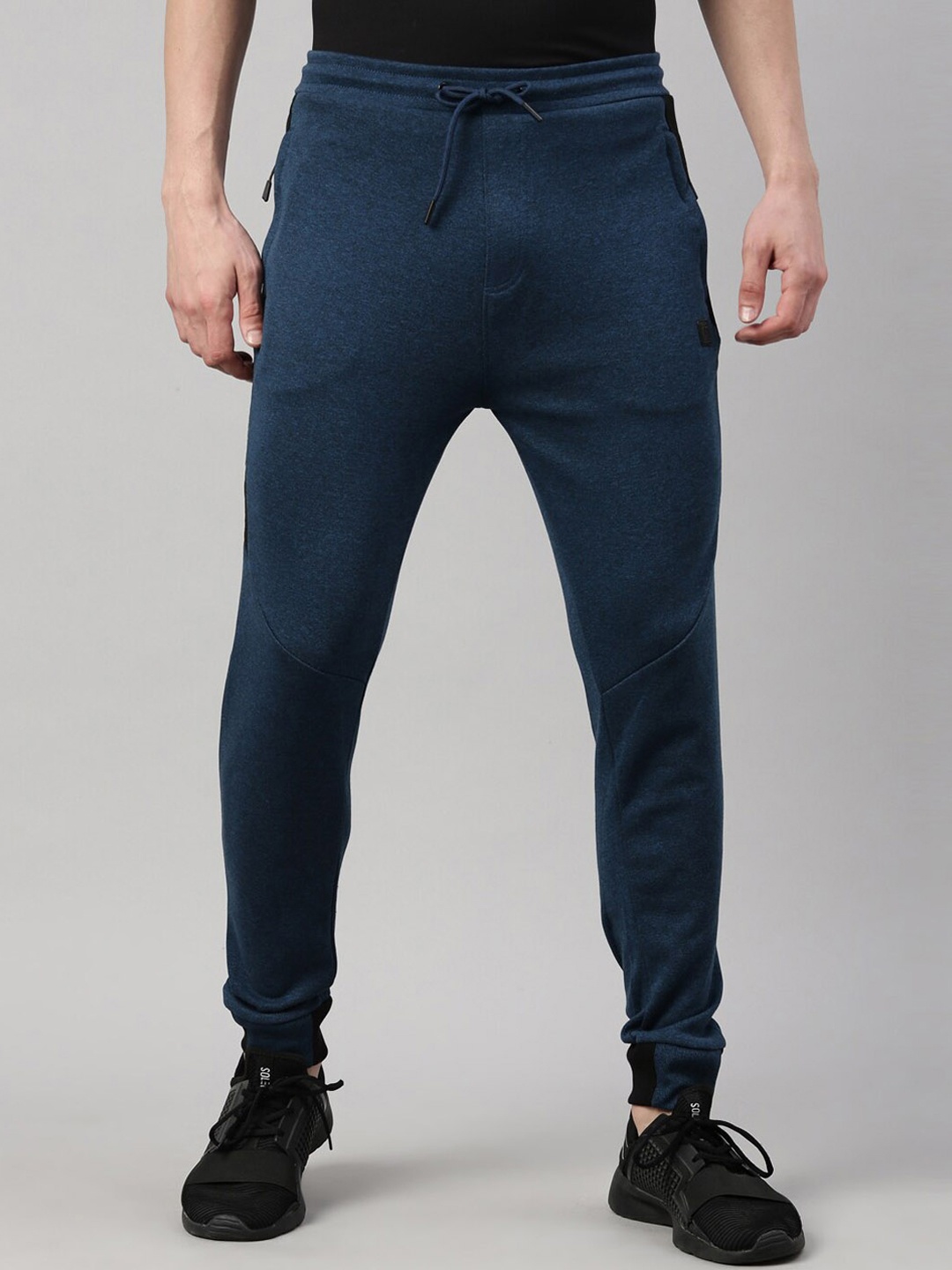 

Proline Men Mid-Rise Cotton Sports Joggers, Teal