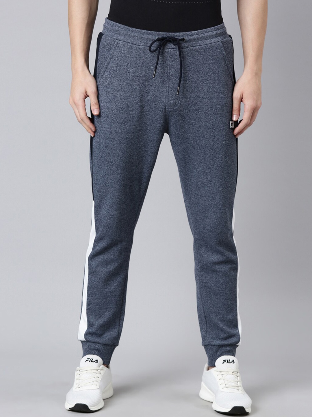 

Proline Men Mid-Rise Cotton Sports Joggers, Blue