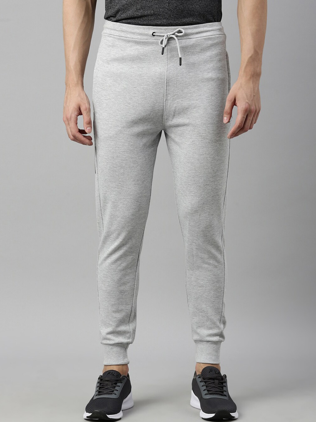 

Proline Men Mid Rise Regular Fit Joggers, Grey