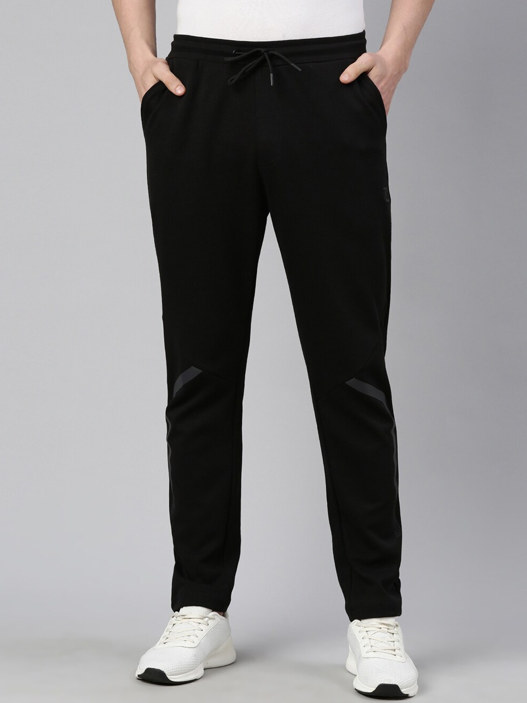 

Proline Men Mid Rise Regular Fit Track Pants, Black