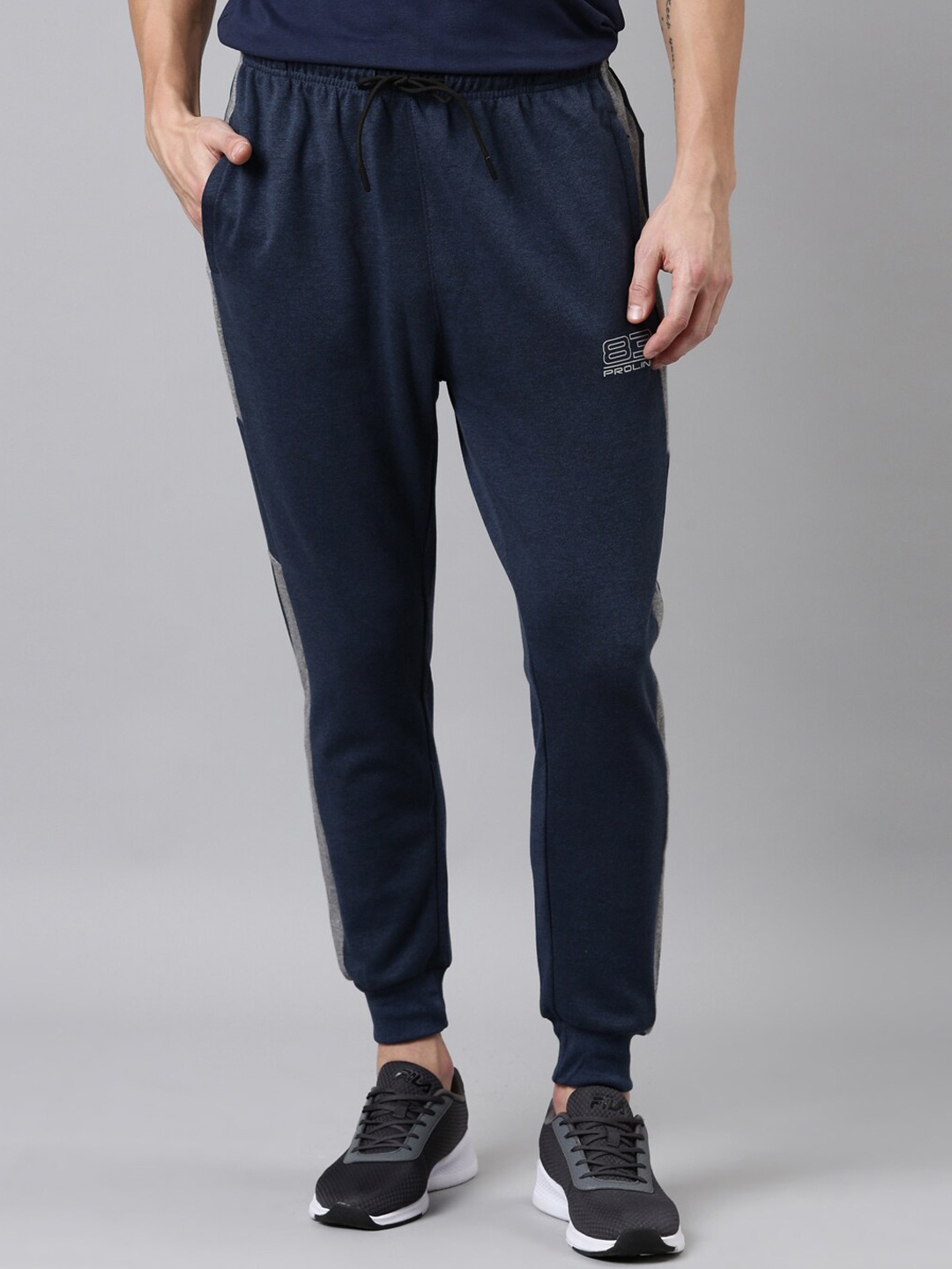 

Proline Men Cotton Mid-Rise Jogger, Teal