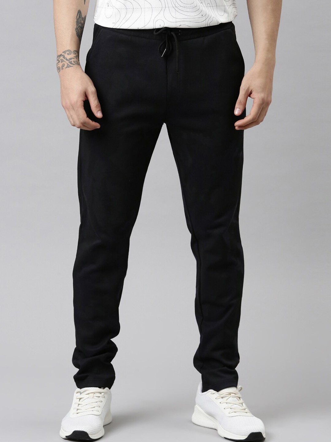 

Proline Men Mid-Rise Track Pants, Black
