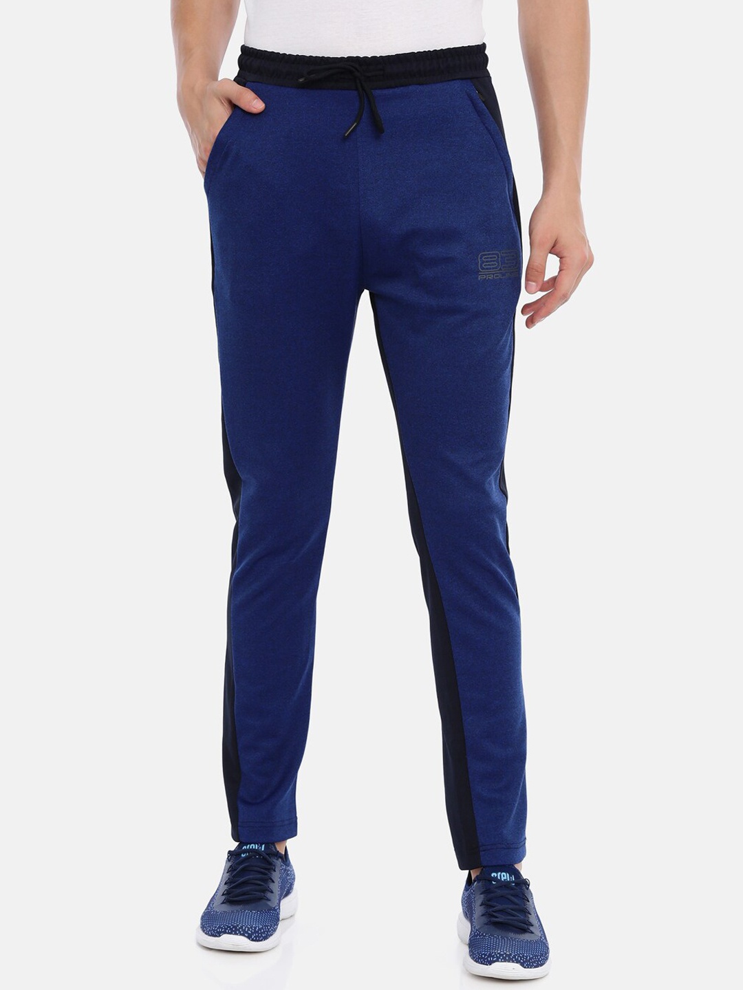 

Proline Men Cotton Mid-Rise Track Pants, Blue