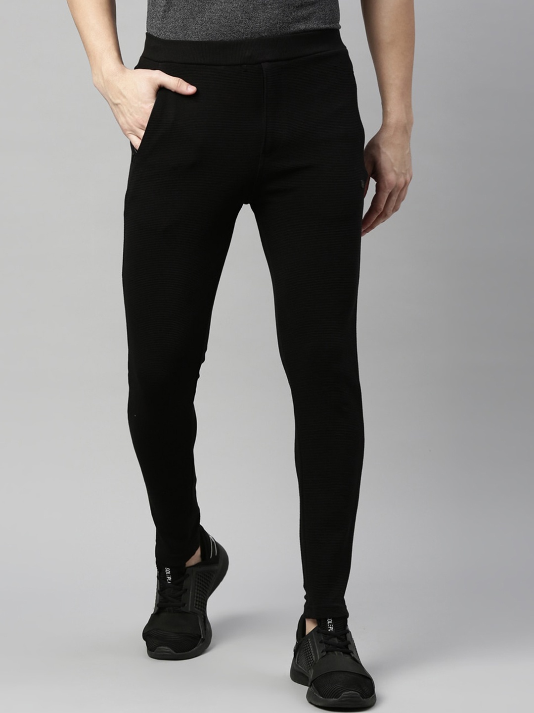 

Proline Men Cotton Track Pants, Black