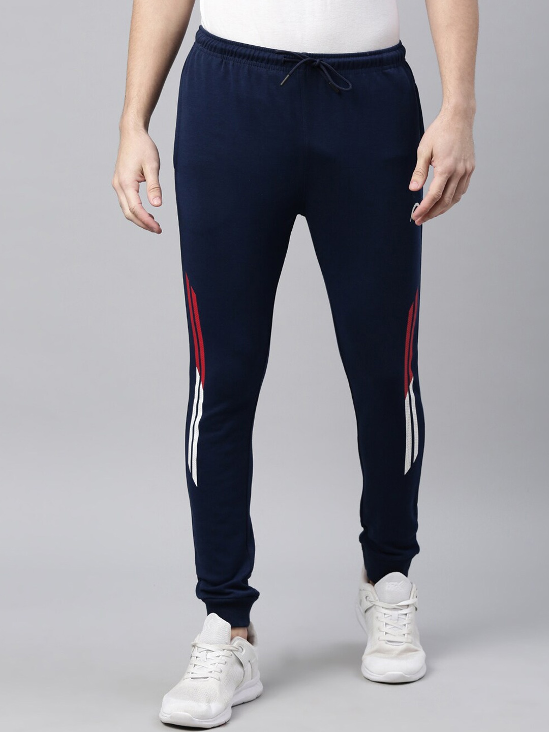 

Proline Men Cotton Mid-Rise Jogger, Blue