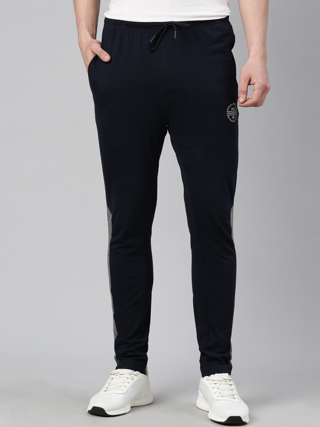 

Proline Men Mid-Rise Track Pants, Navy blue