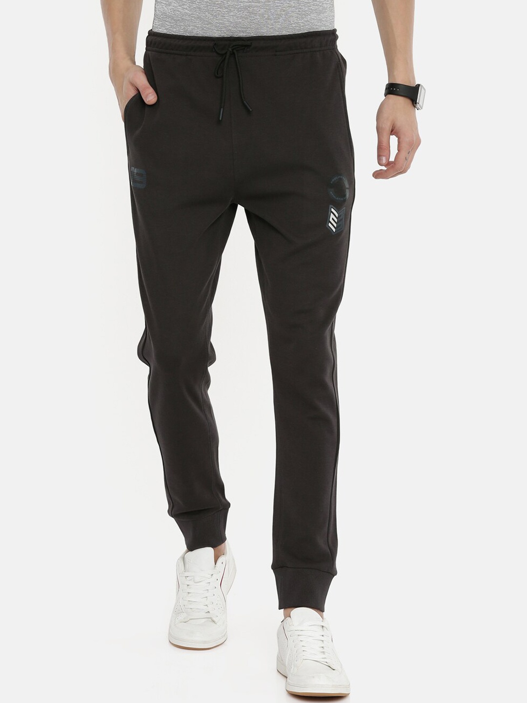 

Proline Men Mid-Rise Cotton Joggers, Olive