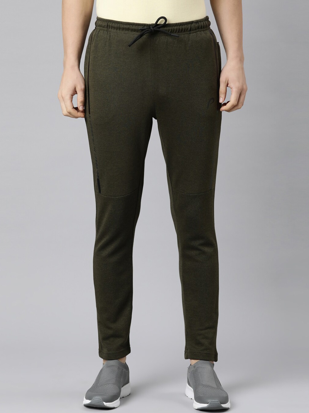 

Proline Men Mid-Rise Cotton Track Pants, Olive