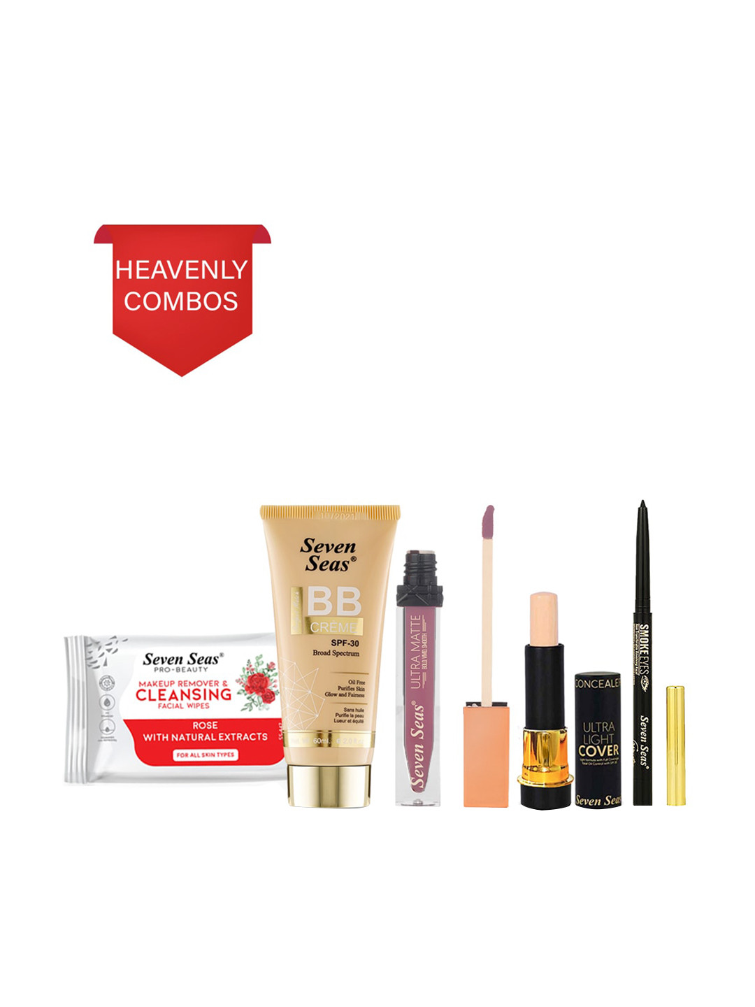 

Seven Seas Set Of 5 Makeup Gift Set, Multi