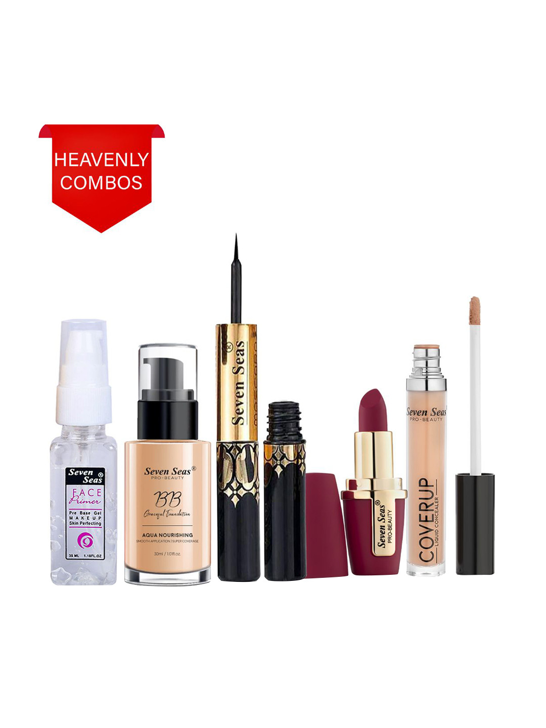 

Seven Seas Set Of 5 Makeup Gift Set, Multi